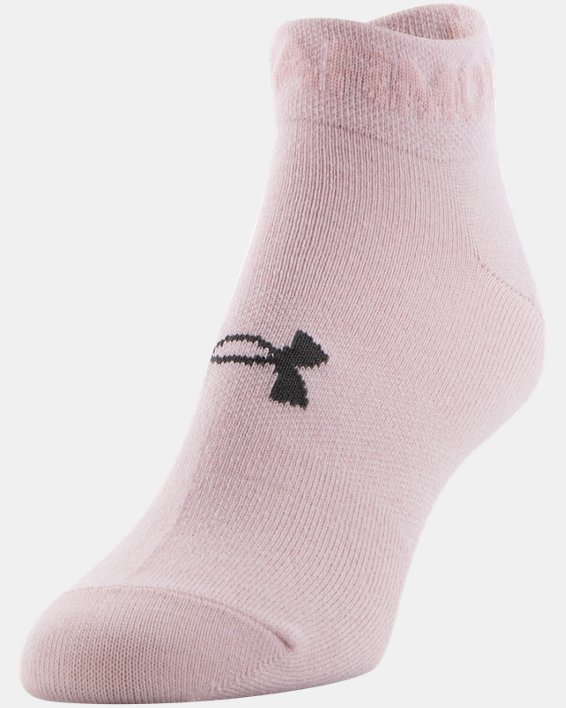Women's UA Essential Low Cut Socks - 6-Pack, Pink, pdpMainDesktop image number 8